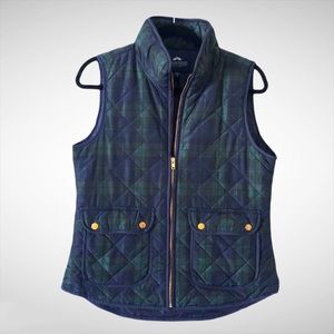 Women’s British Khaki Quilted Vest